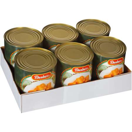 Dunbar Fancy Whole Sweet Potatoes, 108 oz., PK6 2044L603060001